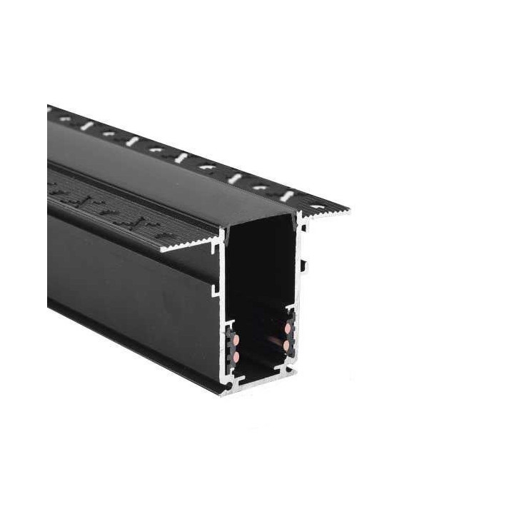 MULTILINE magnetic track for flush mounting in 12.5mm boards