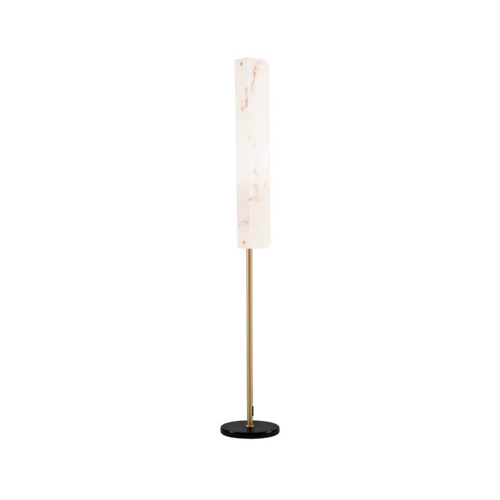 LUCES MAIRANA LE44620 marble floor lamp with a gold base