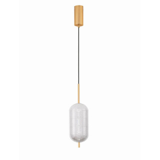 LUCES TIPUANI LE44626 lampa wisząca LED 3000K 17W, złoto, akryl