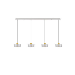 LUCES ESPINAR LE44732 LED hanging lamp 1640lm 3000K gold 4 lamps