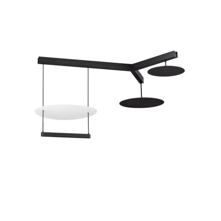 LUCES TIRAQUE LE44637 lampa wisząca LED 3000K 60W, czarno-biała