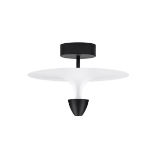 LUCES UCURENA LE44638 lampa sufitowa LED 3000K czarno-biała elegancka