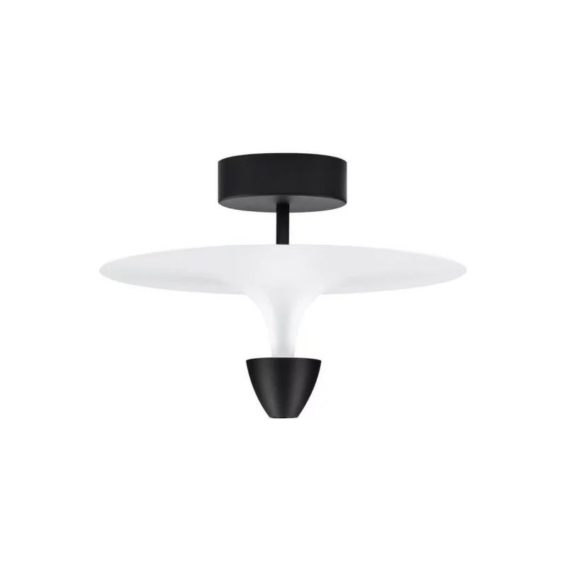 LUCES UCURENA LE44638 lampa sufitowa LED 3000K czarno-biała elegancka