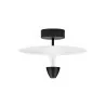 LUCES UCURENA LE44638 lampa sufitowa LED 3000K czarno-biała elegancka