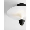 LUCES UCURENA LE44638 lampa sufitowa LED 3000K czarno-biała elegancka