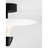 LUCES UCURENA LE44638 lampa sufitowa LED 3000K czarno-biała elegancka