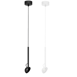 LUCES ACHACACHI LE44757/8 lampa wisząca LED 4W biała czarna regulowana
