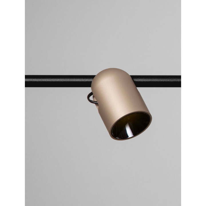 LUCES BULOBU LE44761 lampa wisząca LED złoto-czarna regulowane klosze