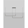 LUCES PIURA LE44816 LED hanging lamp 3200K black, ideal for interiors