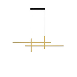 LUCES CHARAZANI LE44817 LED hanging lamp 3200K 43W, black and gold