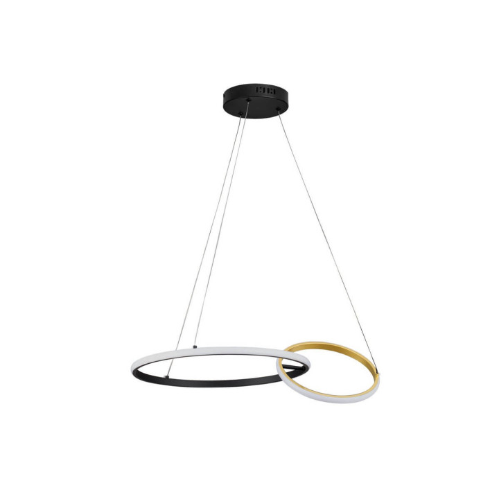 LUCES CHULUMANI LE44820 lampa wisząca LED 3200K 36W czarno-złota