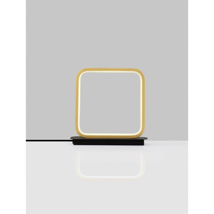 LUCES CHULUMANI LE44823 lampa biurowa LED 13W czarno-złota, 563lm