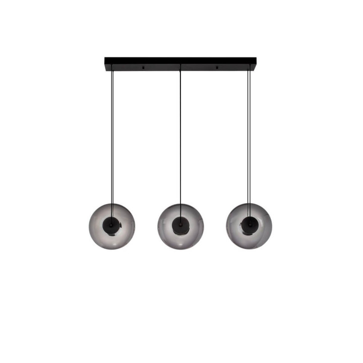 LUCES HUACARAJE LE44828 hanging lamp with three spherical lampshades