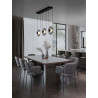 LUCES HUACARAJE LE44828 hanging lamp with three spherical lampshades