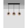 LUCES HUACARAJE LE44828 hanging lamp with three spherical lampshades