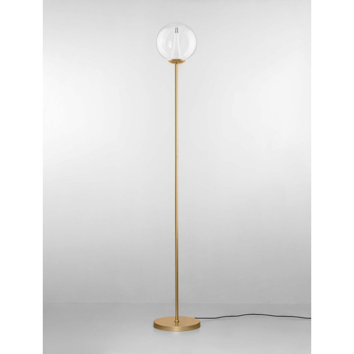 LUCES HUALMAY LE44835 lampa podłogowa LED 3000K złota nowoczesna