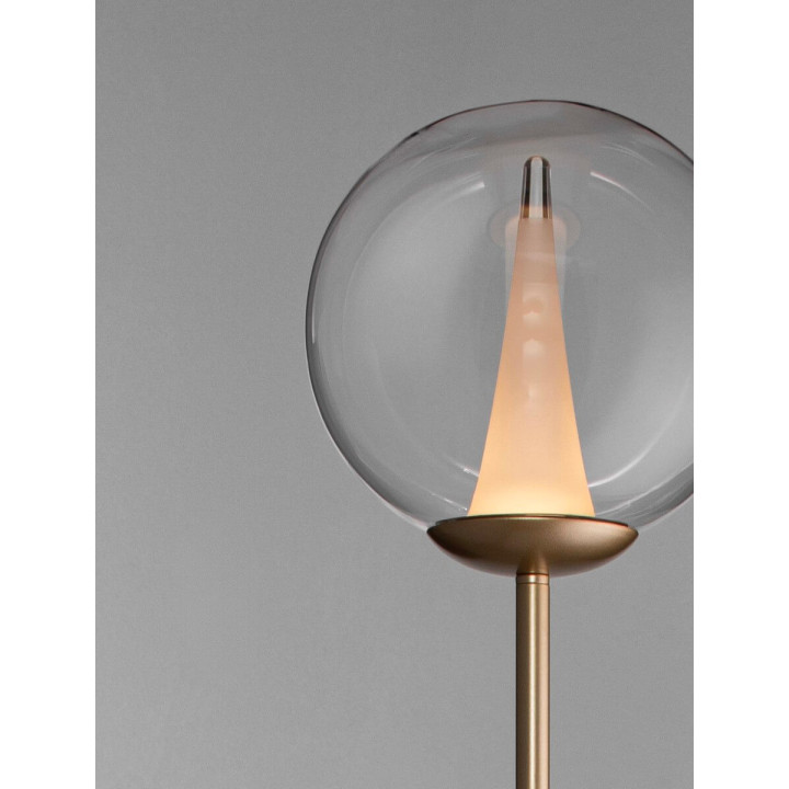 LUCES HUALMAY LE44835 lampa podłogowa LED 3000K złota nowoczesna