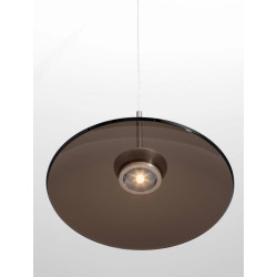 LUCES HUANUCO LE44838/9 lampa wisząca LED 21W szara, szaro-brązowa
