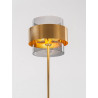 LUCES VIEJA LE42627 lampa podłogowa złoto-czarna E27 154cm