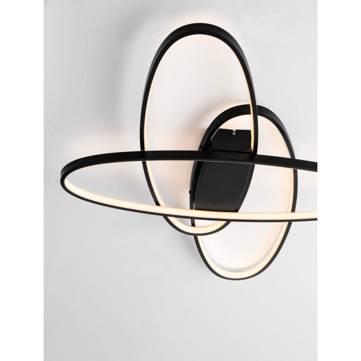 LUCES SICUANI LE44868 LED ceiling lamp 47W, black, metal, 3000K