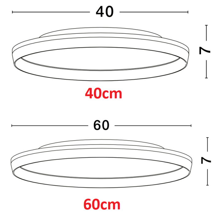 LUCES VINAMAR LE44888/9/90/91 LED ceiling lamp white/black
