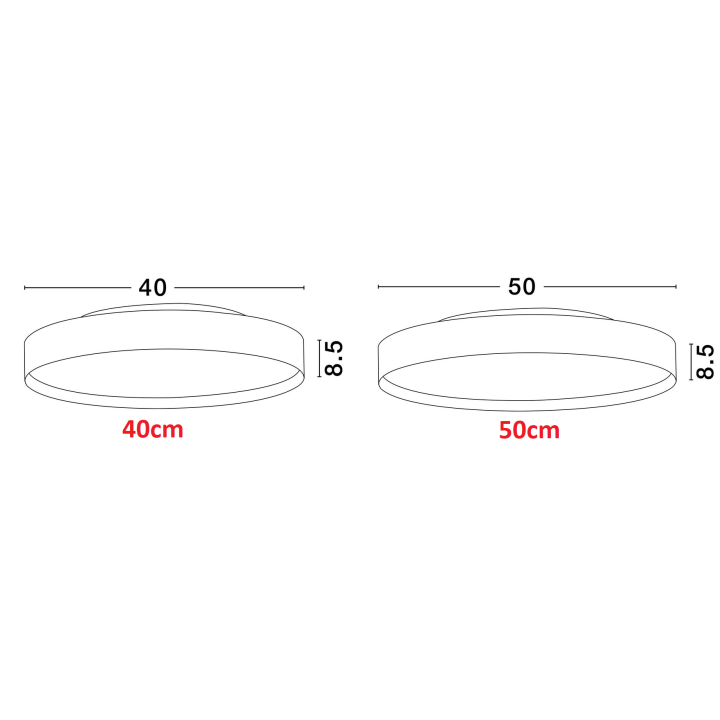 LUCES HURTADO LE44876 lampa natynkowa LED 37/48W 3000K