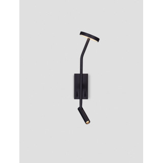 LUCES PASORAPA LE44679 kinkiet do sypialni czarny LED 3000K