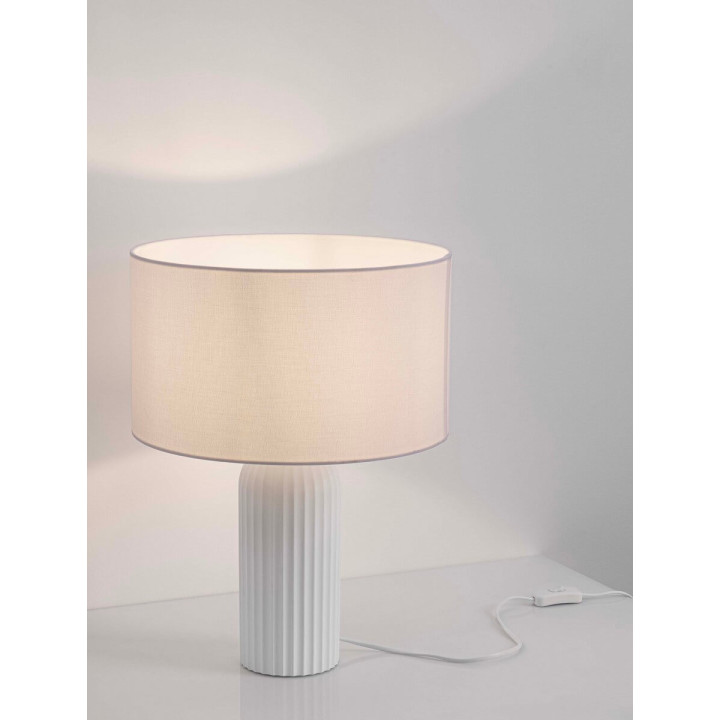 LUCES TUMARAPI LE44687, LE44961 lampa stołowa biała, szara