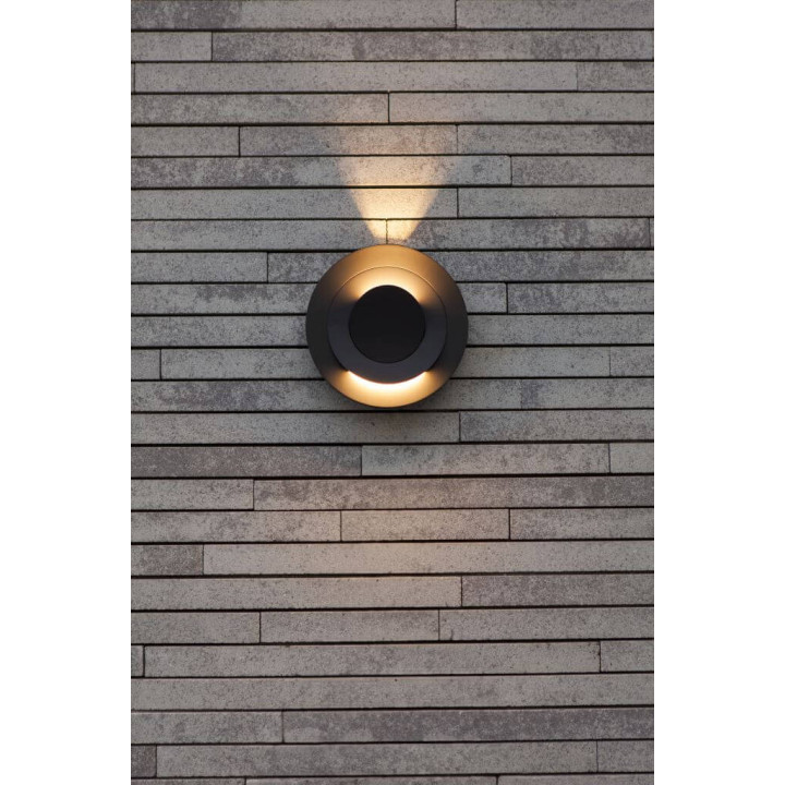 LUTEC MOOV outdoor wall lamp LED 7,8W 3000K dark grey