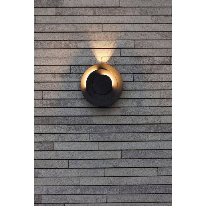 LUTEC MOOV outdoor wall lamp LED 7,8W 3000K dark grey