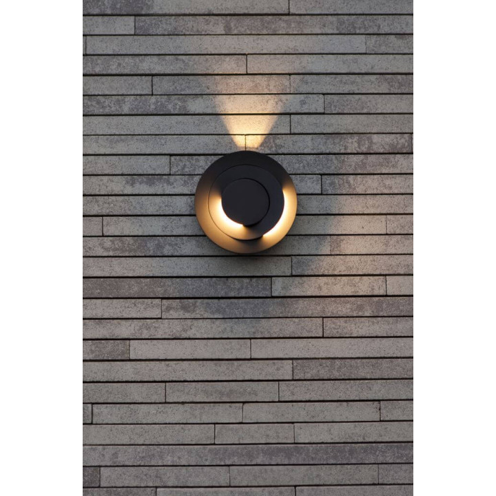 LUTEC MOOV outdoor wall lamp LED 7,8W 3000K dark grey