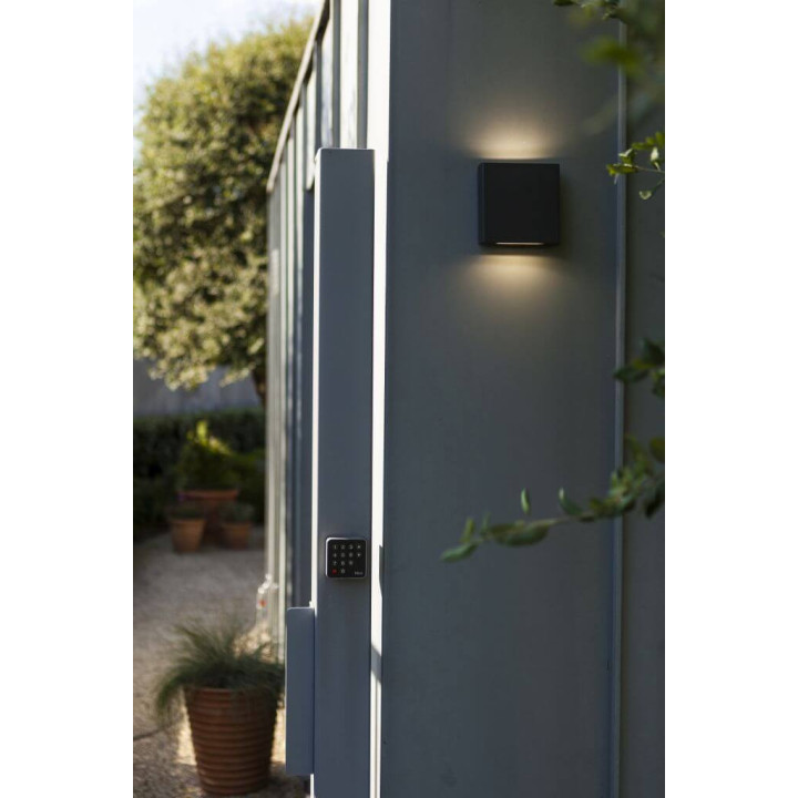 LUTEC PILI outdoor wall lamp LED 4000K up/down dark grey