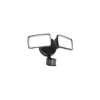 LUTEC CHIMERA black outdoor wall lamp with motion sensor