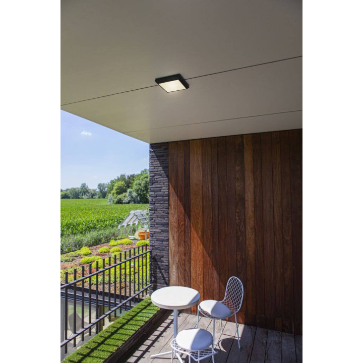 LUTEC HELENA outdoor LED ceiling lamp 4000K IP54