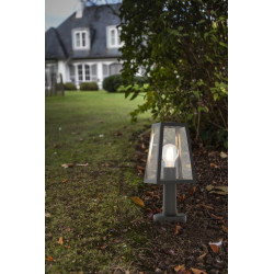 LUTEC FIA elegant outdoor lantern 34cm E27 bulb