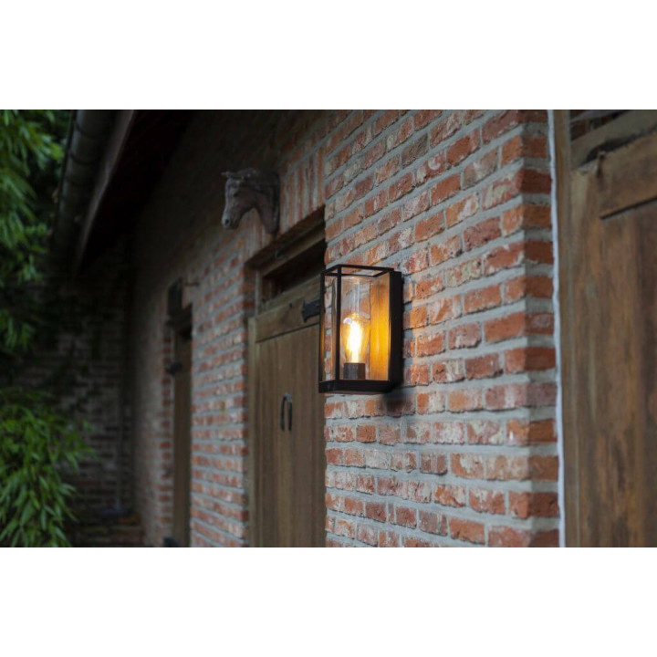 Lutec FLAIR lampa ścienna z wyglądem drewna, żar&oacute;wka E27