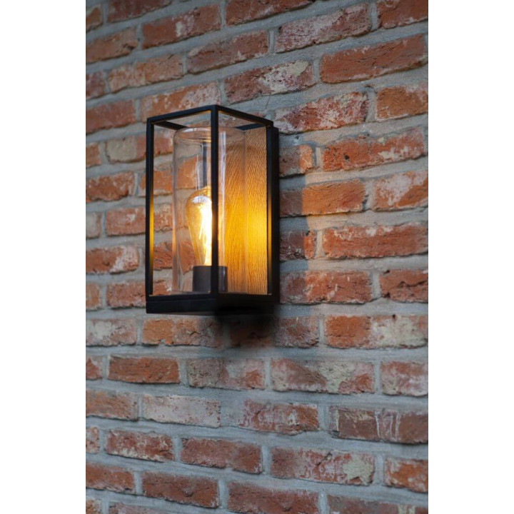 Lutec FLAIR lampa ścienna z wyglądem drewna, żar&oacute;wka E27