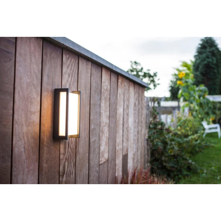 LUTEC QUBO wall lamp for garden and terrace 2700K-6500K RGB