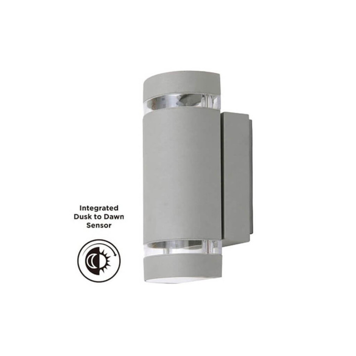 LUTEC FOCUS outdoor wall lamp GU10 with dusk sensor