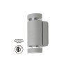 LUTEC FOCUS outdoor wall lamp GU10 with dusk sensor