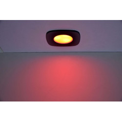 LUTEC RINA square LED recessed fixture with smartphone control