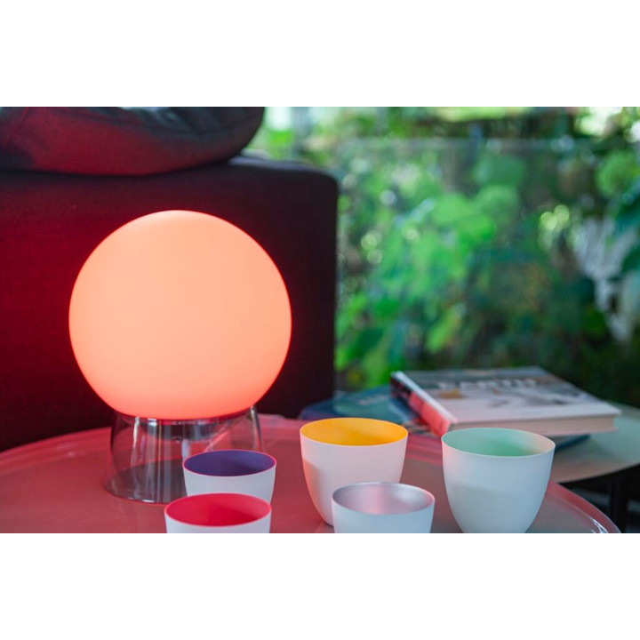 LUTEC GLOBE lampa stołowa kula LED 2700K-6500K RGB