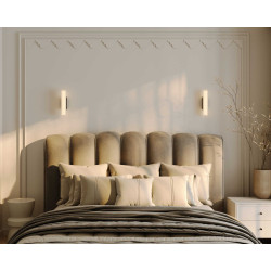 Maxlight Fayette elegancki kinkiet LED IP44 złoty, czarny