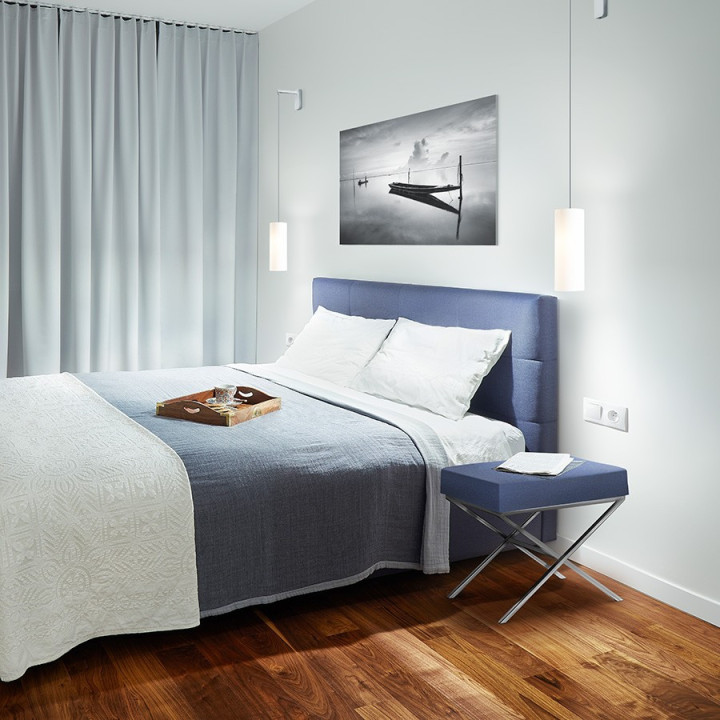 REDLUX Hudson długa lampa ścienna w chromie na żar&oacute;wkę E27
