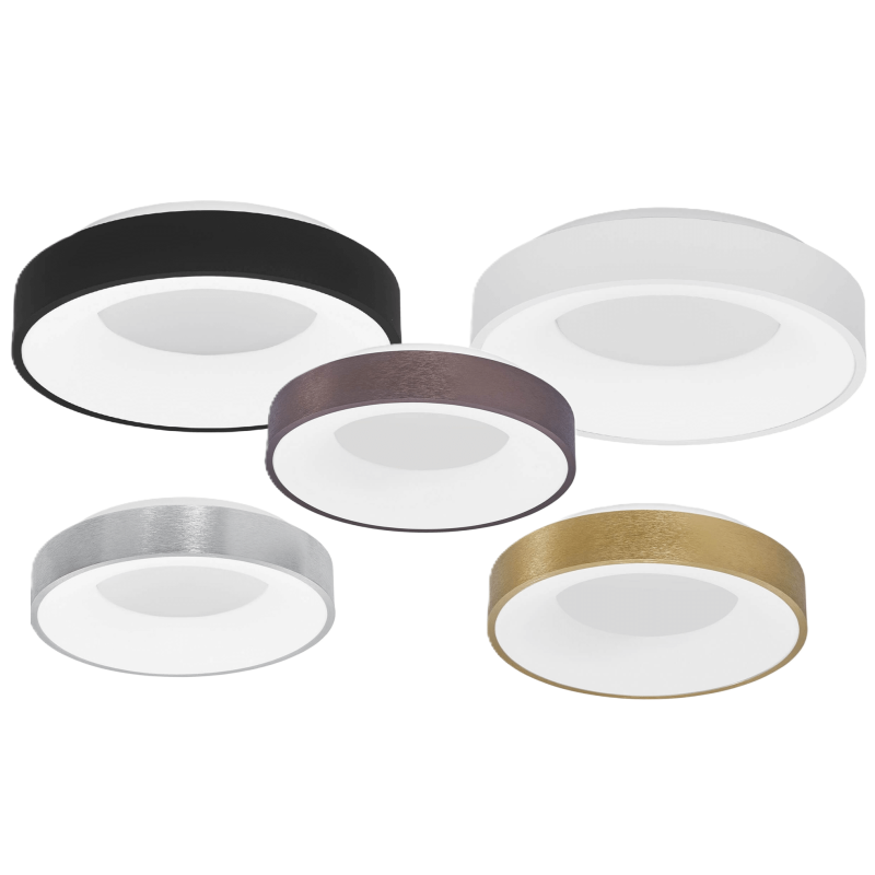 LUCES TOME THIN LE41532 round LED ceiling 38cm, 60cm