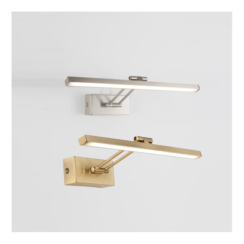 LUCES ZAMORA LE42216/5 LED wall lamp 12W nickel, brass