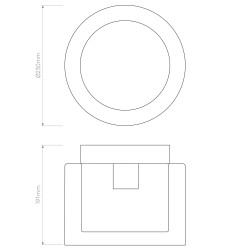 Arezzo ceiling 1049003 Bathroom ceiling light IP44