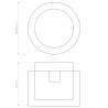 Arezzo ceiling 1049003 Bathroom ceiling light IP44