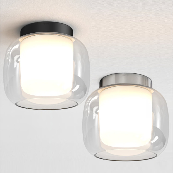 Astro Aquina Ceiling 240 bathroom lamp black, chrome, brass IP44