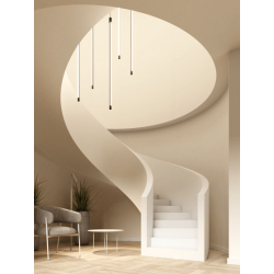 AQFORM PIPER vert LED 230V suspended 59939/40 vertical lamp